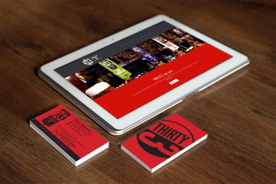Craft brewery branding for Exit 33 brewery