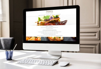Simpsons Restaurant Website designers