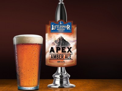 Littleover Brewery Apex Amber Ale Pump Clip