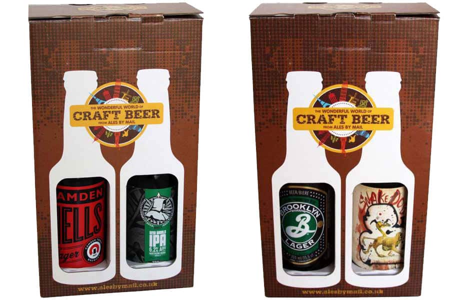 craft beer bottle box design