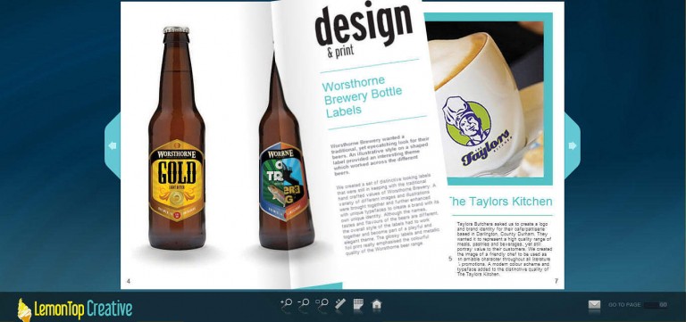 Online Brochure Design