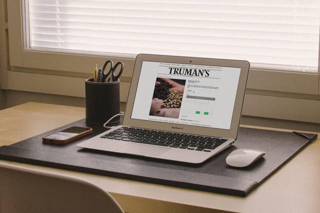 Trumans brewery booking website design