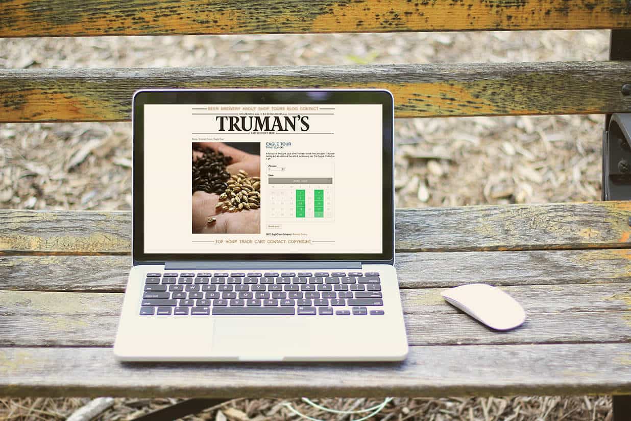 Trumans Brewery Ecommerce Website Designers