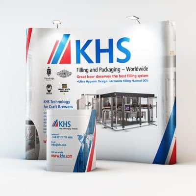 KHS Exhibition Stand Mock-up, exhibition stand, planning for an exhibition