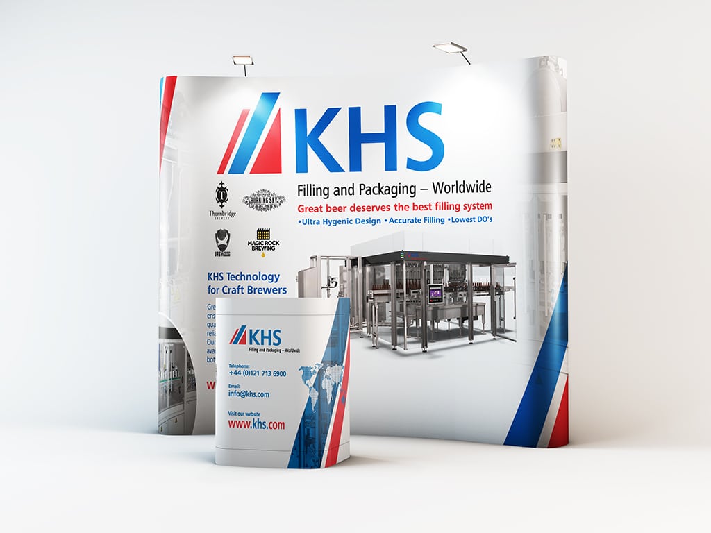 KHS Exhibition Stand Mock-up, exhibition stand, planning for an exhibition