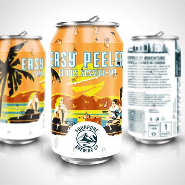 Fourpure Canned Range Redesign​​​ easypeeler cans mockup
