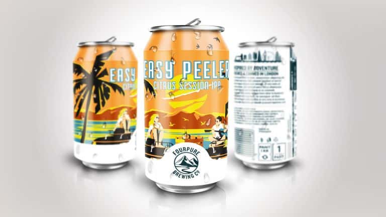 Fourpure Canned Range Redesign easypeeler cans mockup
