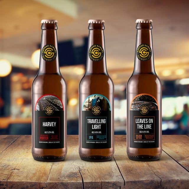 George Samuel 330ml Bottle Label Designs, Brewery Services