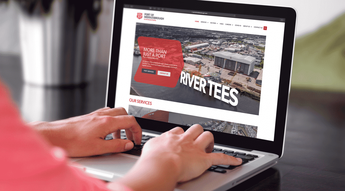 AV Dawson, eCommerce Website Design, Web Design, digital services, Port of middlesbrough