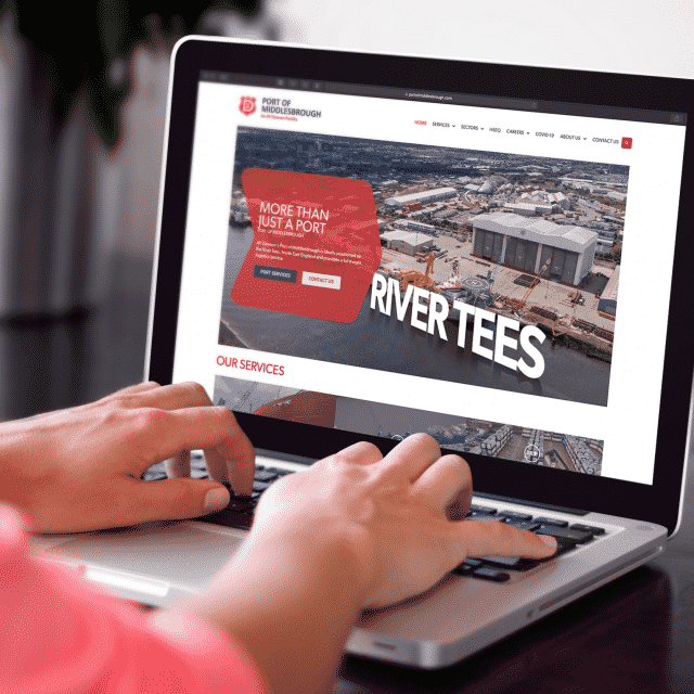 AV Dawson, eCommerce Website Design, Web Design, digital services, Port of middlesbrough