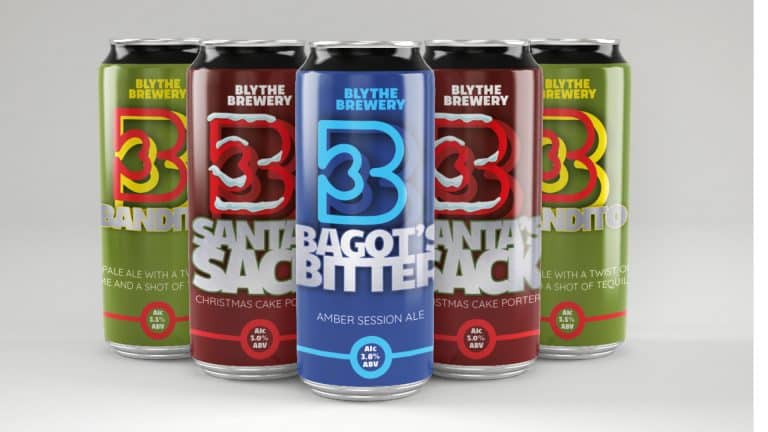Beer can label designs