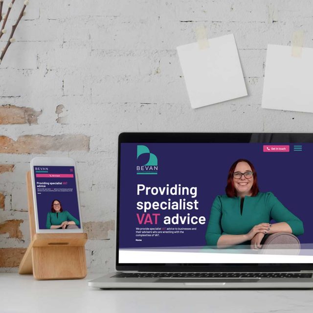 Bevan VAT Website Deign