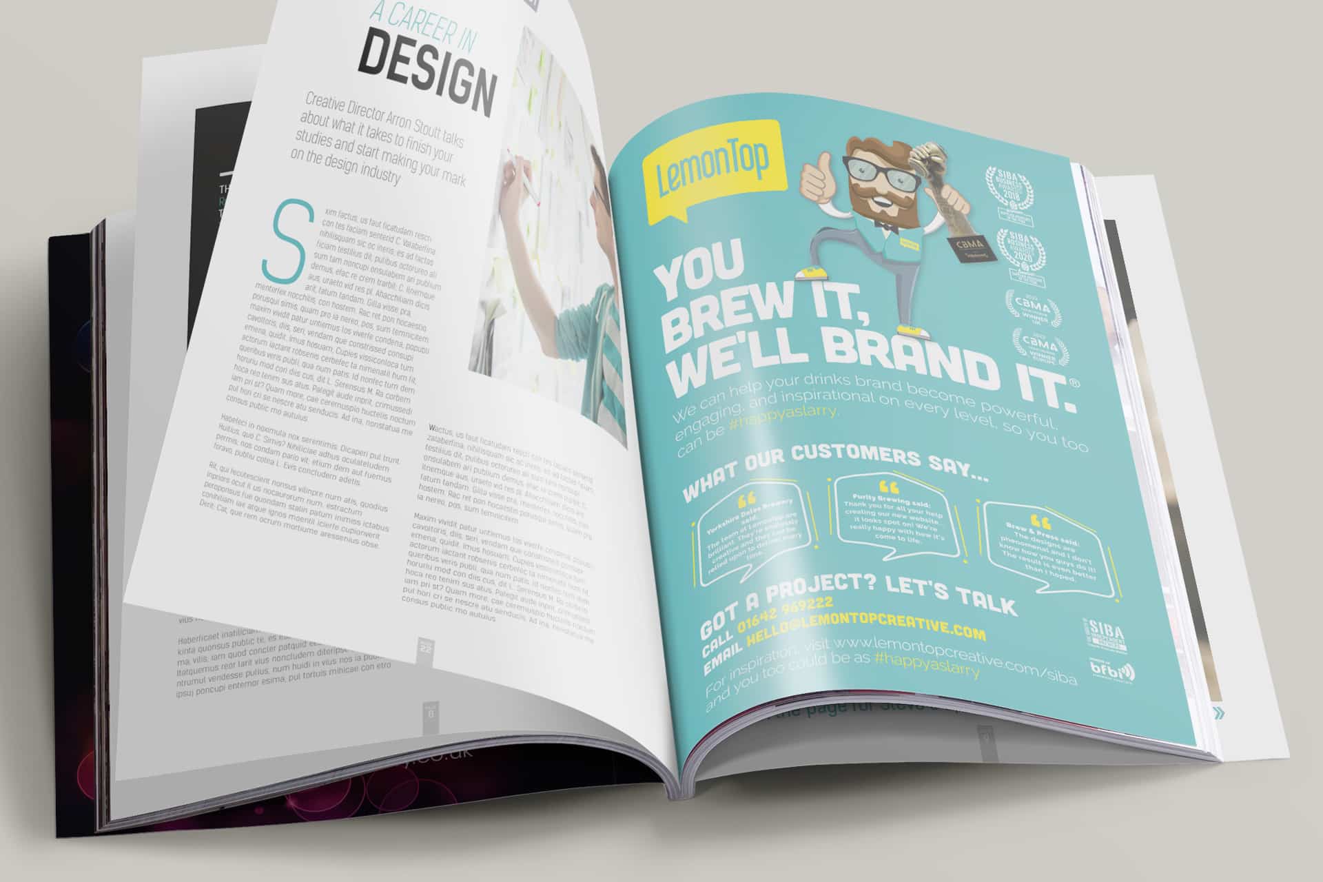 Magazine Advert Design