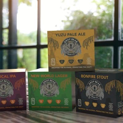 Image source the Drop Bear Beers website low and alcohol-free