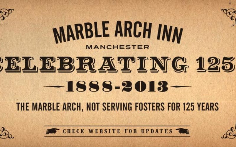 Marble brewery 125 year celebrations