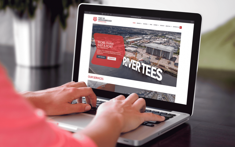 AV Dawson, eCommerce Website Design, Web Design, digital services, Port of middlesbrough
