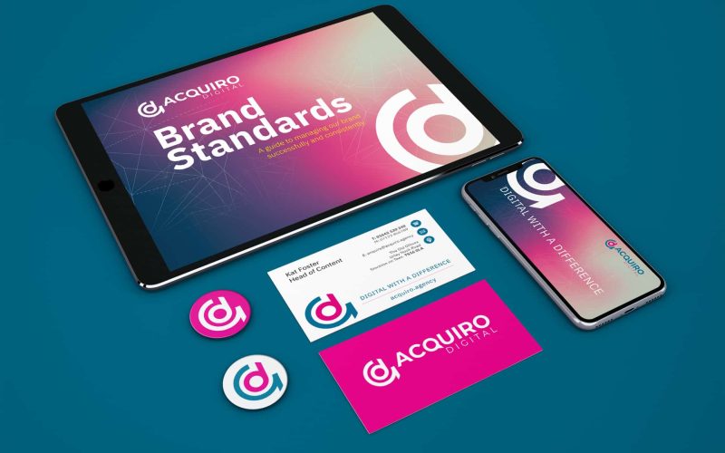 Acquiro, Brand Creative Design Service, brand guidelines