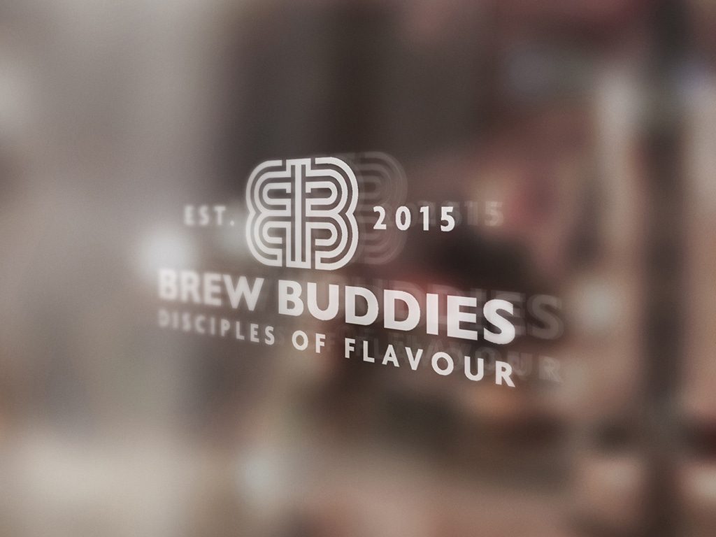 Brew Buddies Logo Mock-Up, logo design