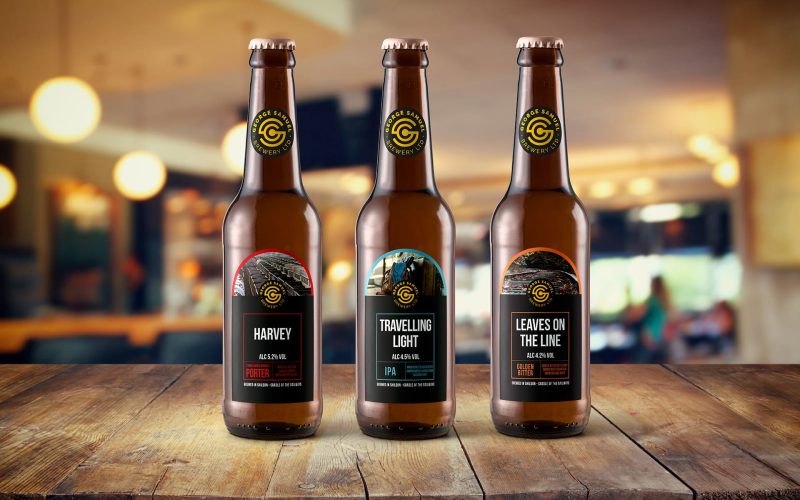 George Samuel 330ml Bottle Label Designs, Brewery Services