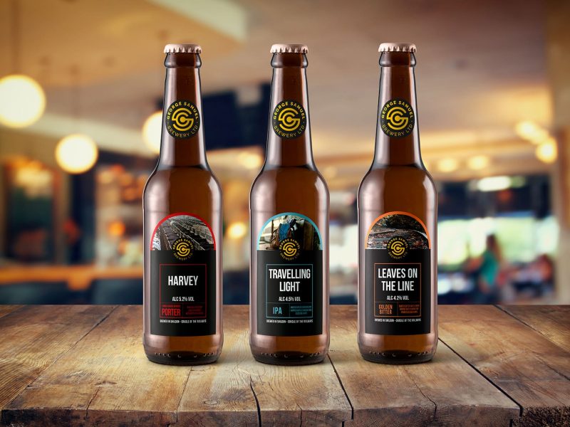 George Samuel 330ml Bottle Label Designs, Brewery Services