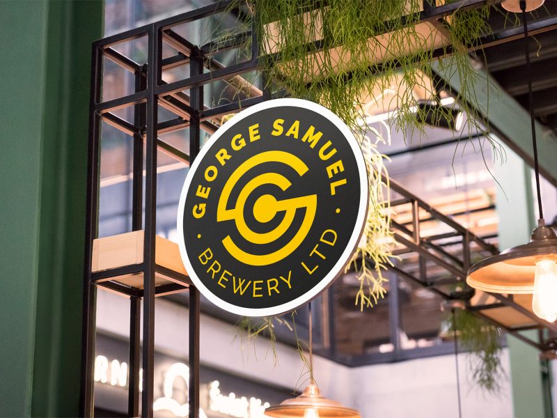 George Samuel Logo, Brewery Logo Design