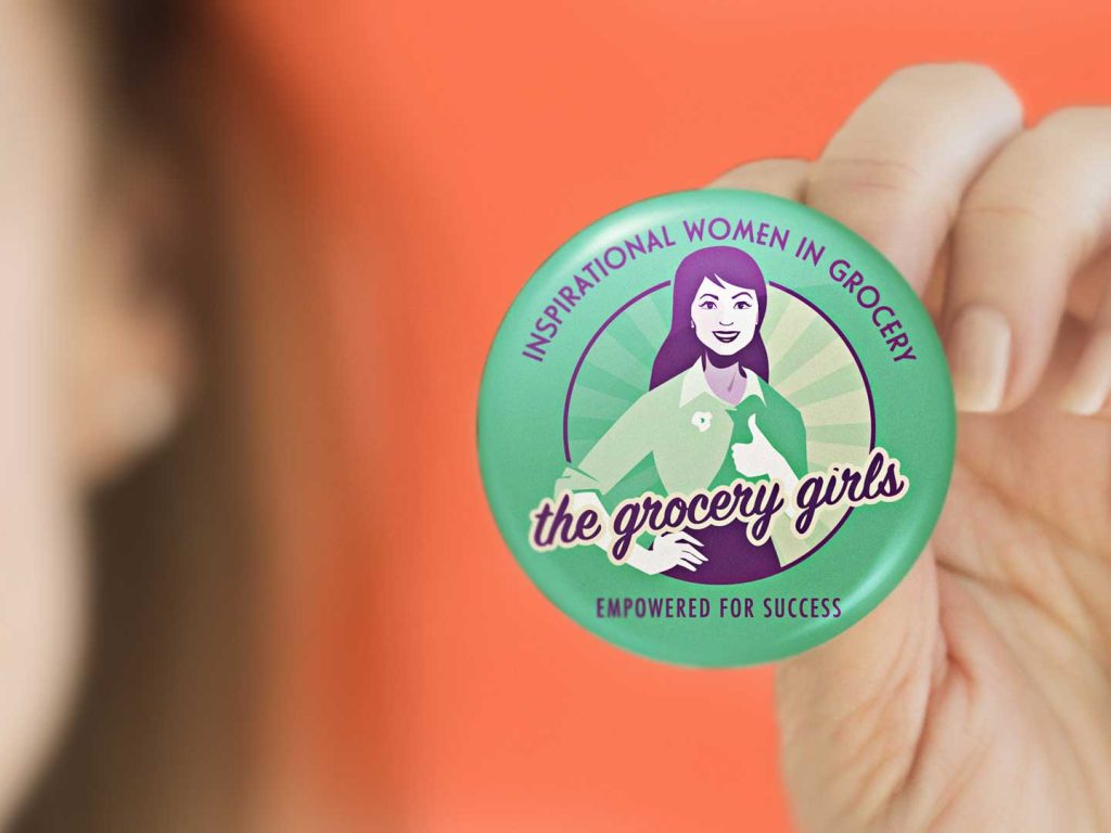 Grocery Girls, COOP, Commercial Illustration, logo design