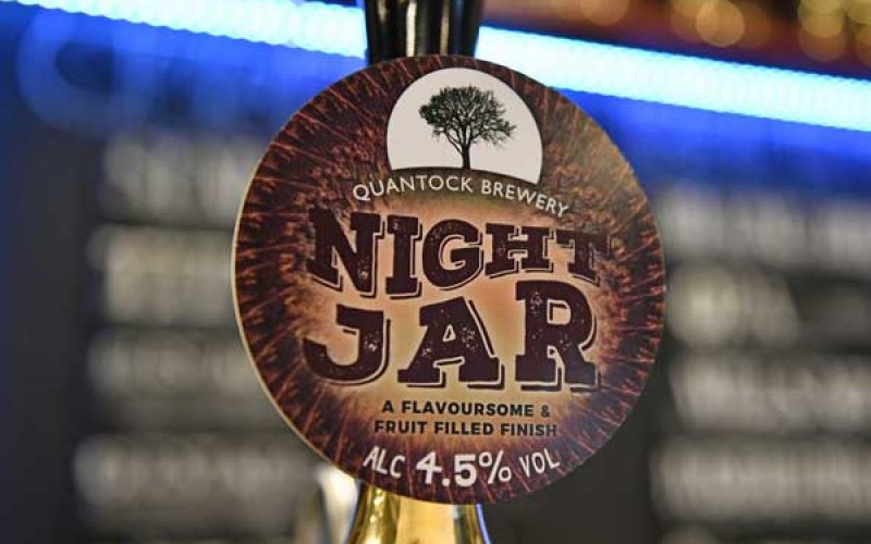 Quantock Brewery Night Jar Pump Clip