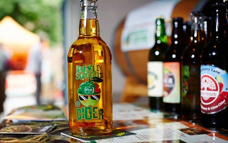 Bramley Swiggins Cider Bottle Label Design, personalised drinks