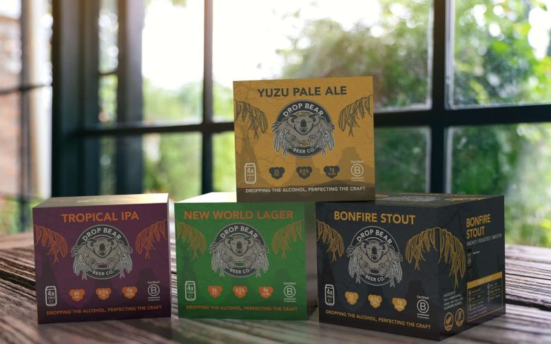 Image source the Drop Bear Beers website low and alcohol-free