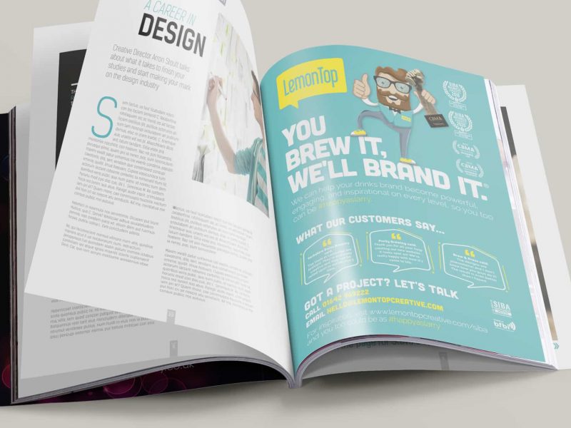 Magazine Advert Design