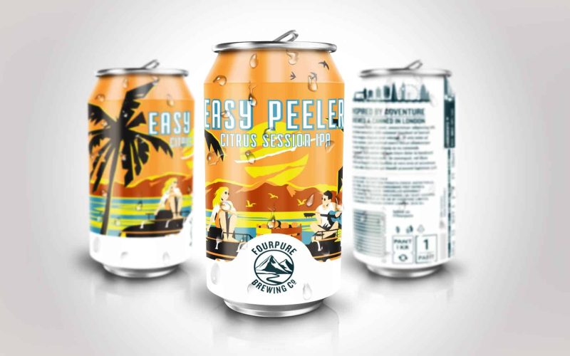 Fourpure Canned Range Redesign​​​ easypeeler cans mockup