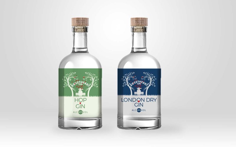 sweetheart gin, Drinks Branding